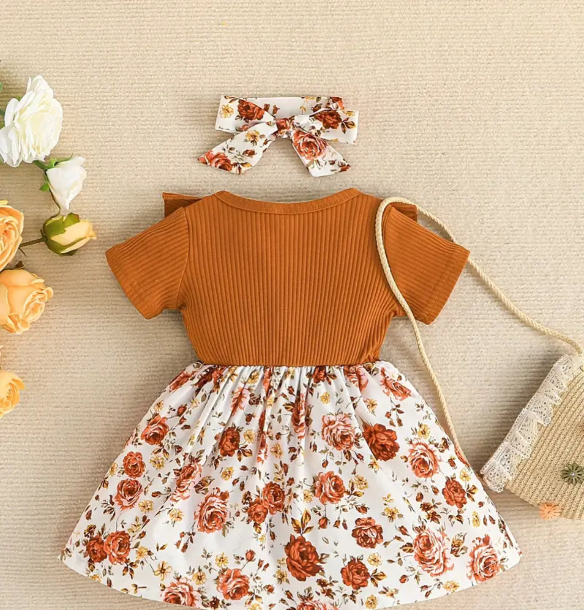 Vestido con liga 3-6 meses